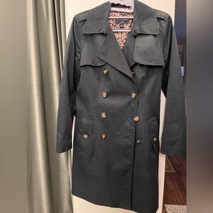 Banana Republic Trench Coat navy blue slim fit